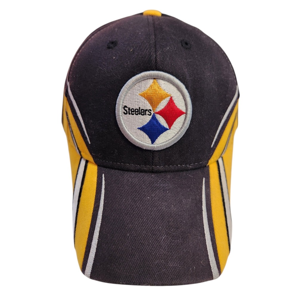 Pittsburgh Steelers‎ NFL Embroidered Baseball Cap Adult Men Black Yellow Reebok